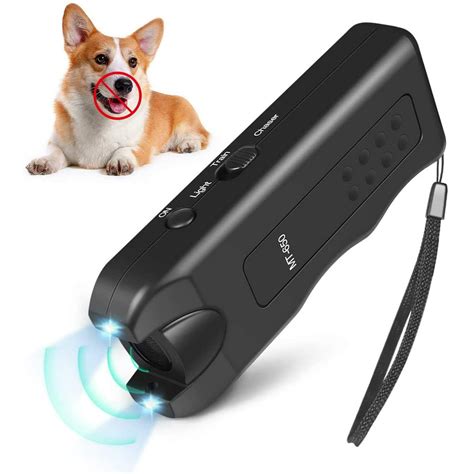 Package included: 1 x Ultrasonic <b>dog</b> <b>repeller</b>. . Dog repellent sound frequency